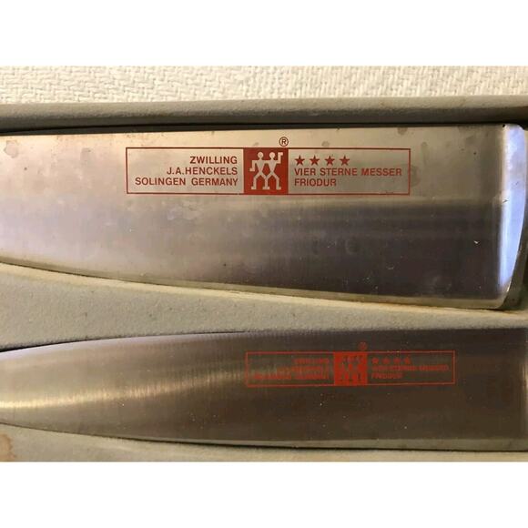 ZWILLING Henckels Solingen Germany 3-PC Kitchen Knife Set - Picture 3 of 7
